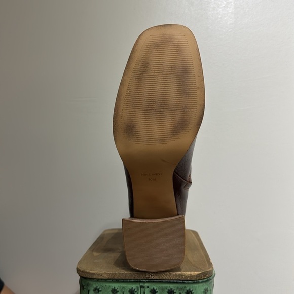 Nine West Brown Heeled Boots for Stylish Comfort - Picture 4 of 12